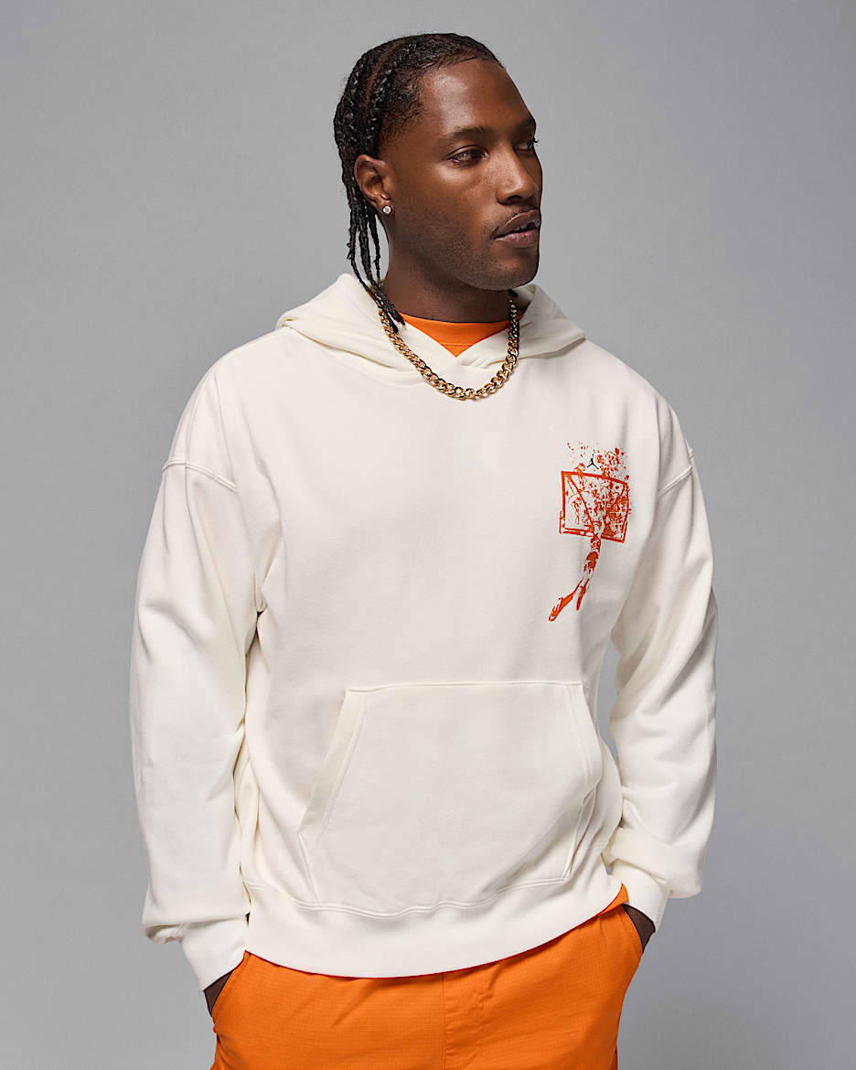 ★NIKE★JORDAN BROOKLYN FLEECE OVERSIZED PO フーディ★追跡可 Buy Jordan Brooklyn Fleece Men's Oversized Pullover Hoodie